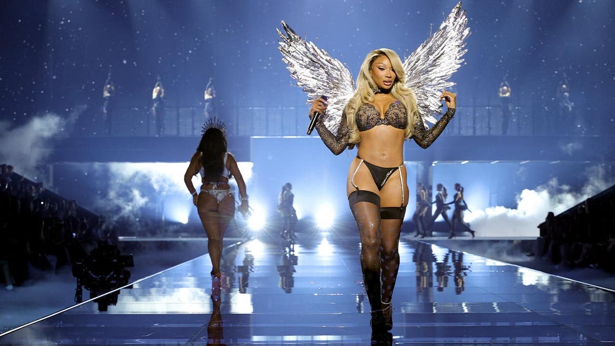 Megan Thee Stallion walks catwalk