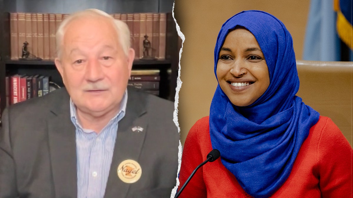 John Nagel and Illhan Omar