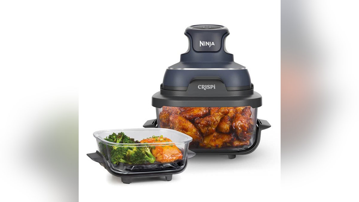 Small, but mighty, the Ninja Crispi makes cooking quick and easy.