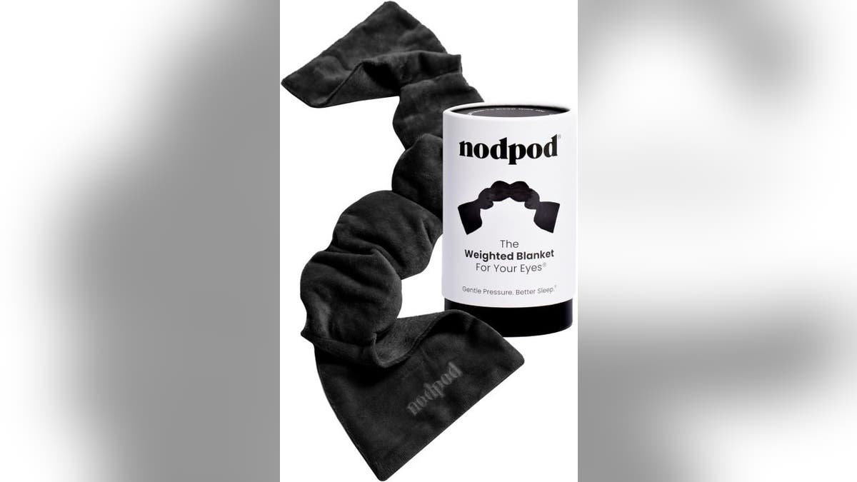 Drift off to sleep with a popular weighted sleep mask.