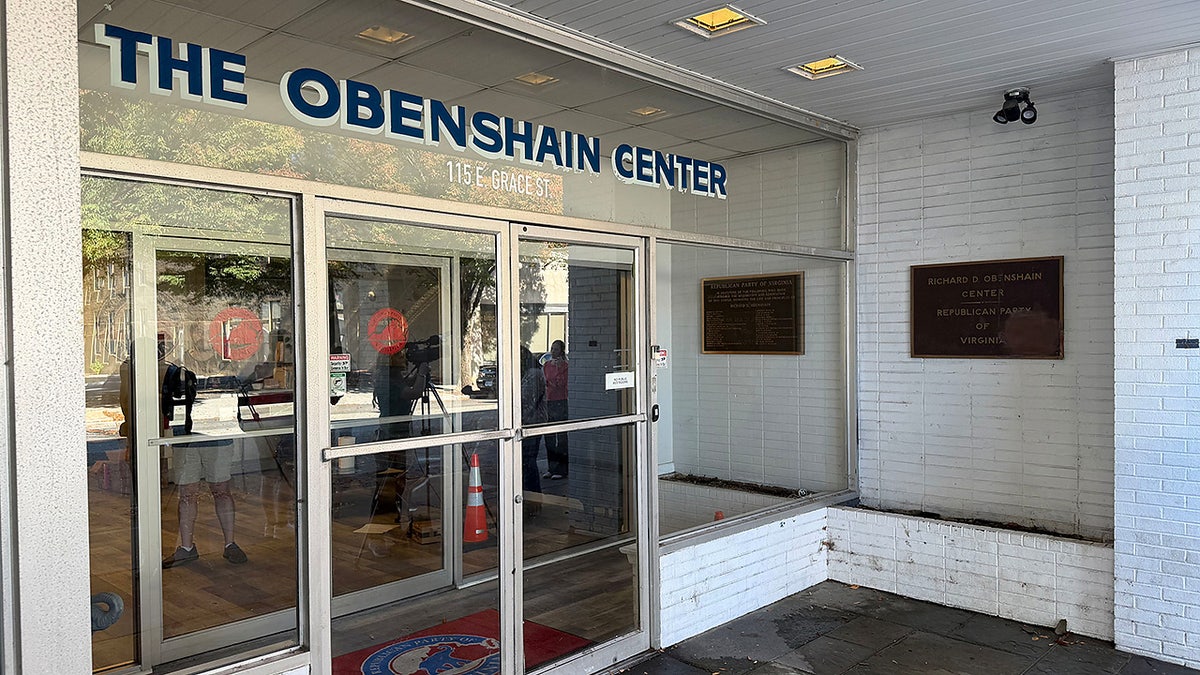 The Obenshain Center in Richmond, Va., and state GOP headquarters.