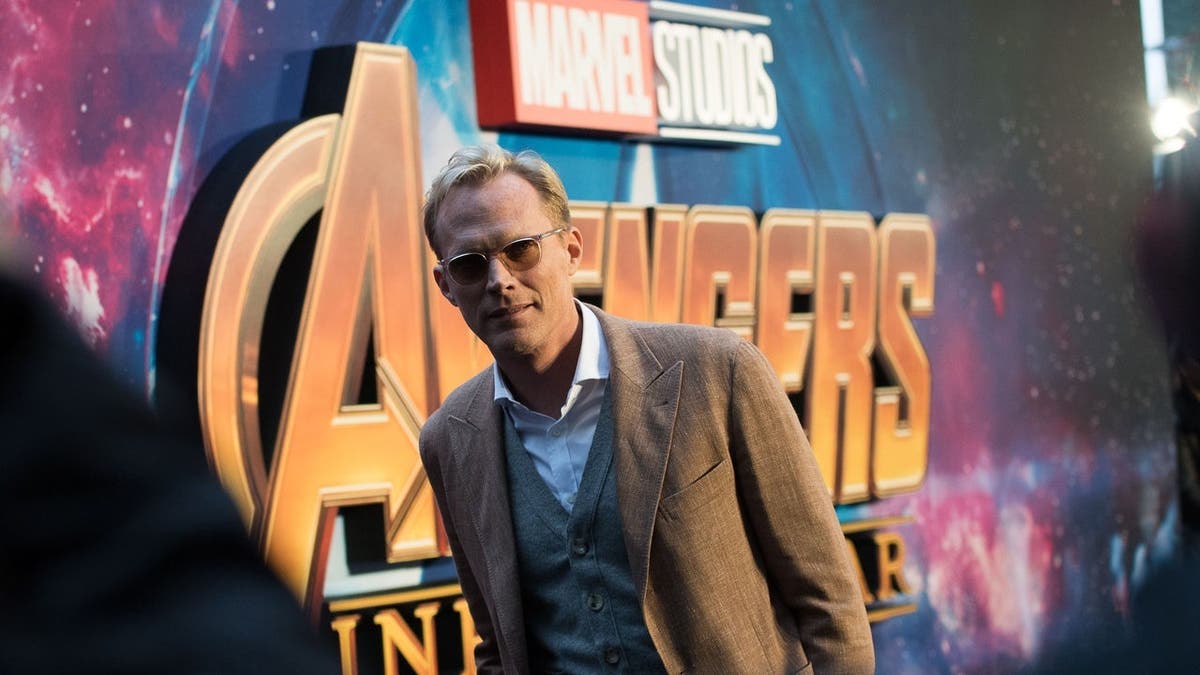 Paul Bettany attends the UK Fan Event for Avengers: Infinity War at The London Television Centre.