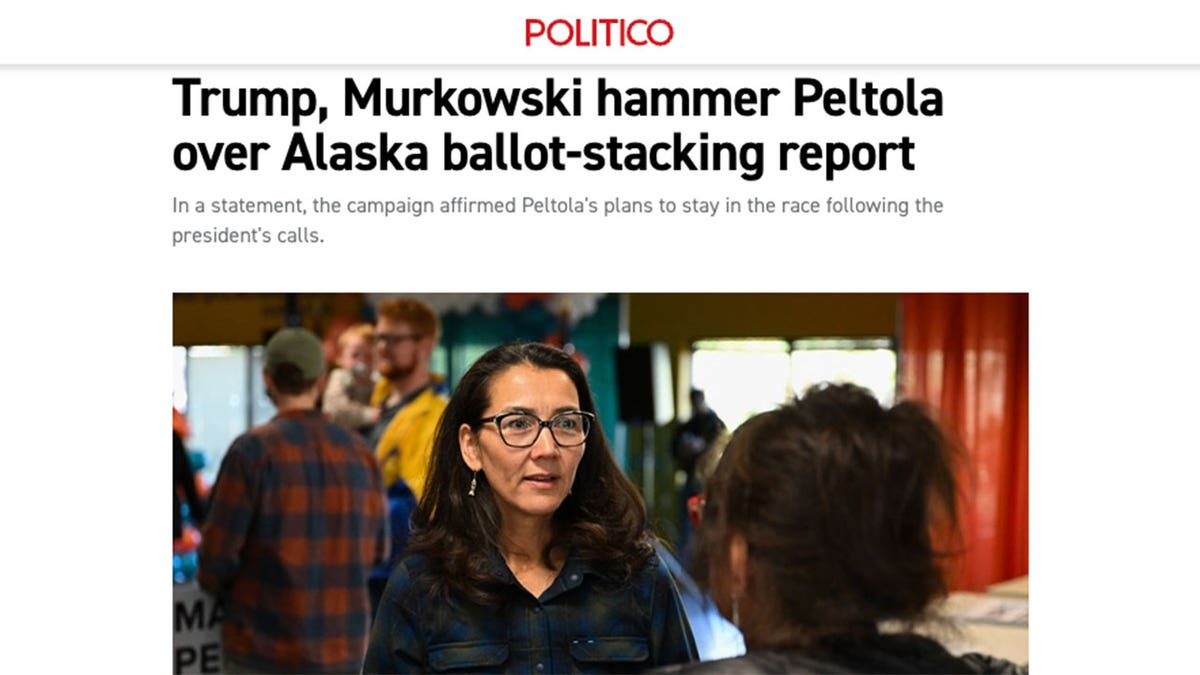 Politico headline
