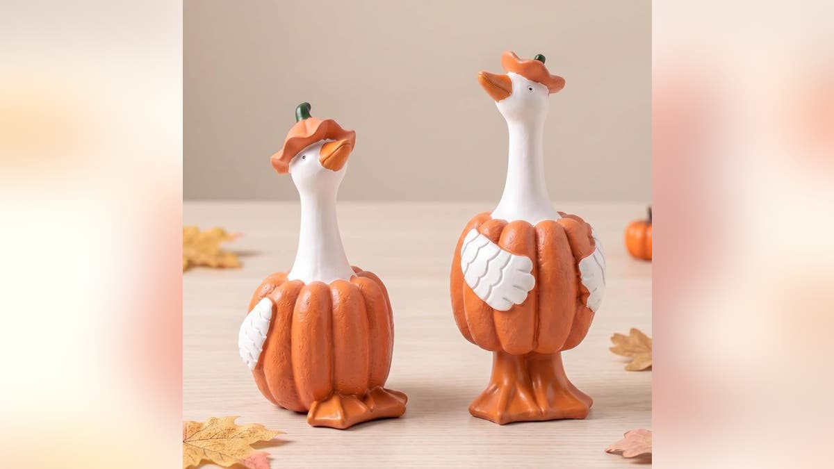 These adorable geese work for all fall decor themes.