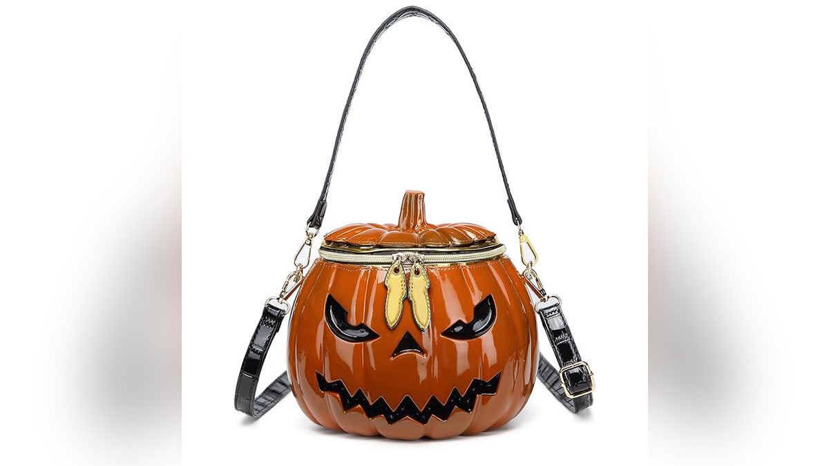 Turn your purse into a spooky storage space.