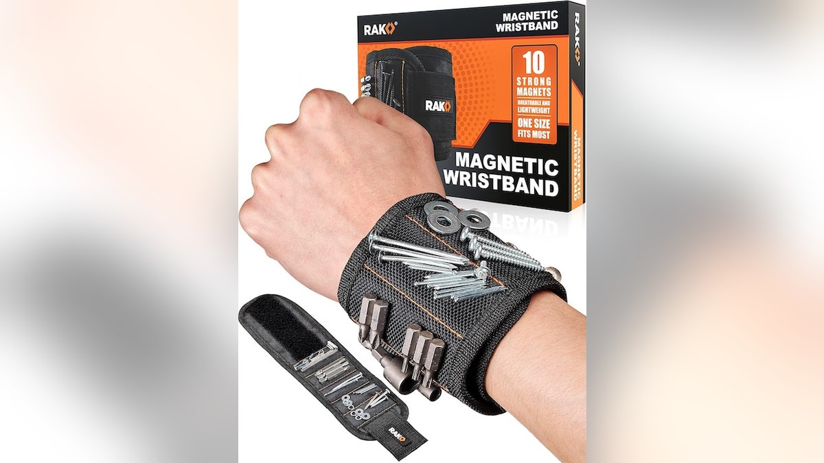 Wear this on your wrist, strap it on your belt or hang it from your workbench.