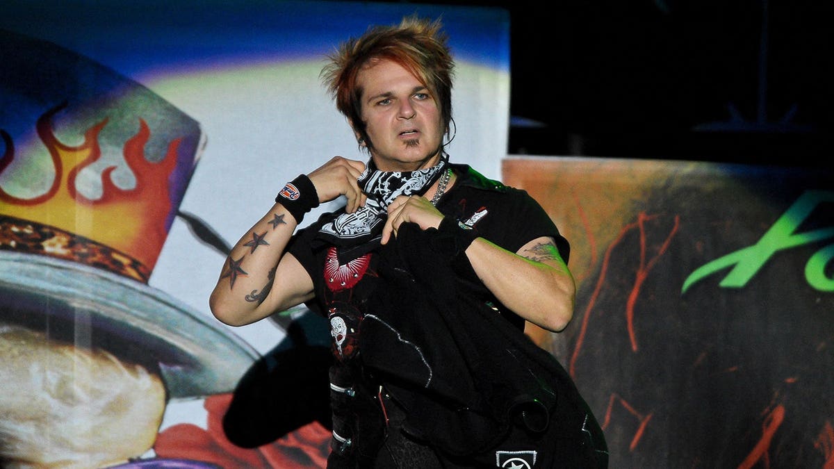 Rikki Rockett performs onstage at The Wharf in Orange Beach, Alabama.
