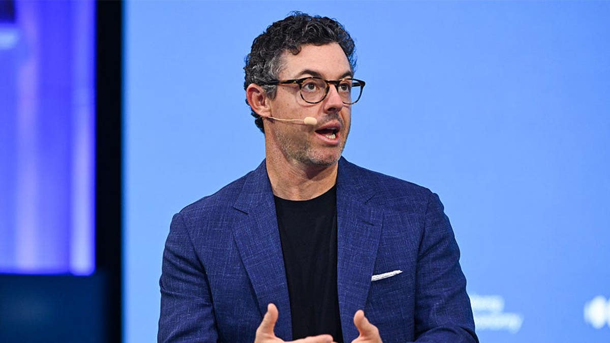 Rory McIlroy, golfer, during the Bloomberg New Economy Forum in New Delhi, India, on Tuesday, Oct. 13, 2026. The New Economy Forum is being organized by Bloomberg Media Group, a division of Bloomberg LP, the parent company of Bloomberg News. Photographer: Prakash Singh/Bloomberg via Getty Images