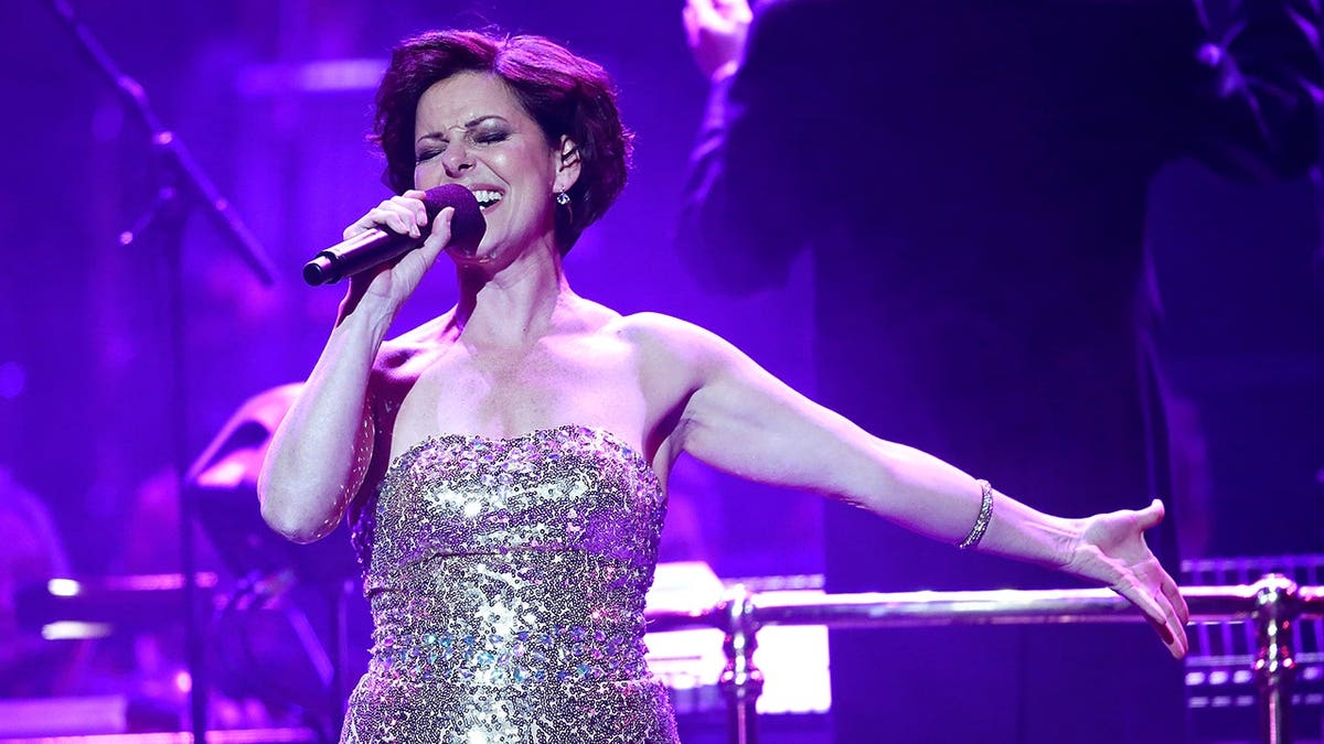 Ruthie Henshall performs on stage at the Royal Albert Hall.