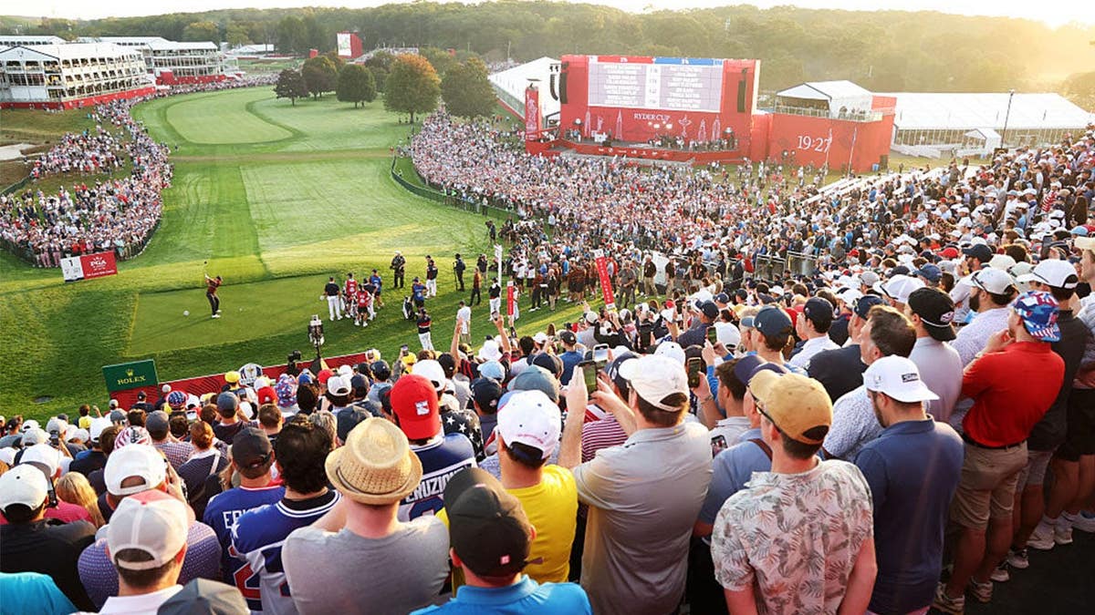 2025 ryder cup at Black Course at Bethpage State Park Golf Course on September 27, 2025 in Farmingdale, New York.