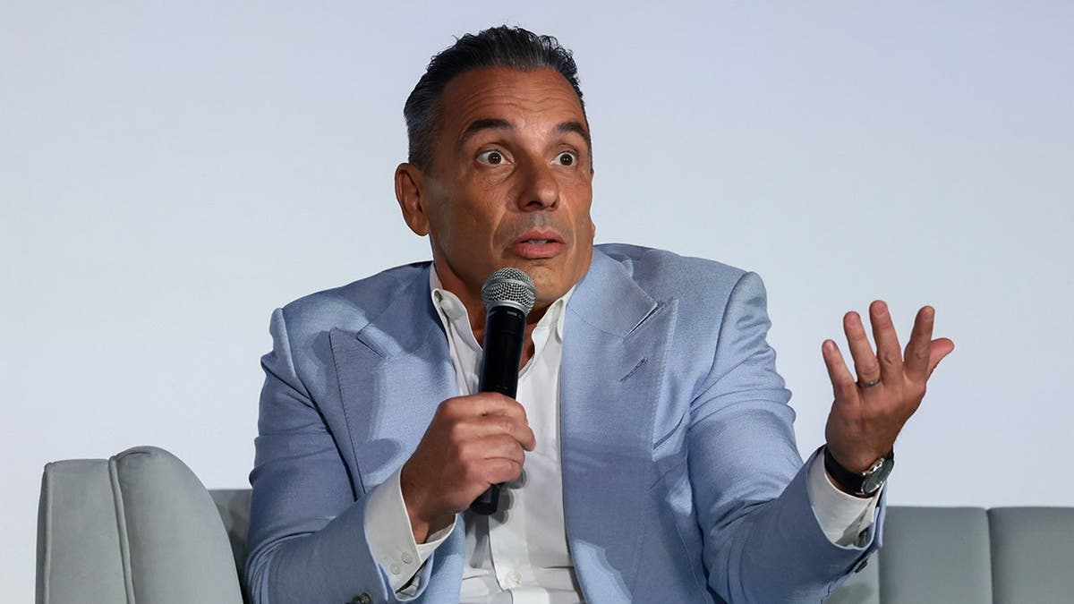 Sebastian Maniscalco speaks onstage at the Comedy Special of the Year Award.