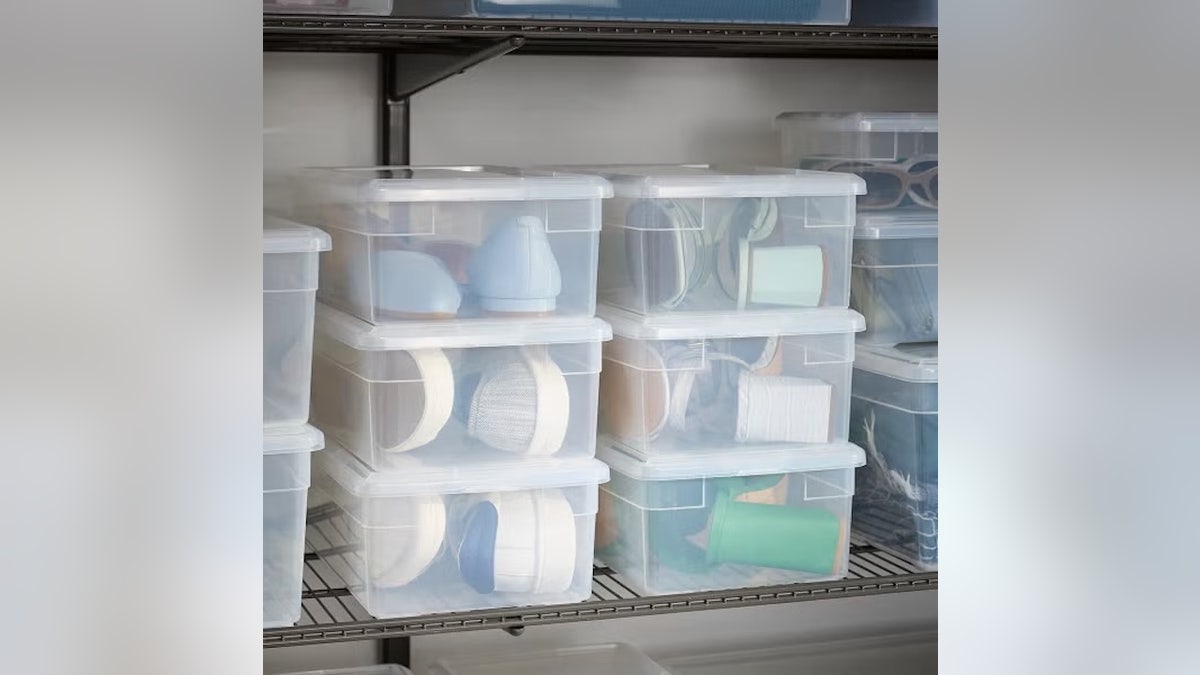 This box is built from clear, acid-free plastic.