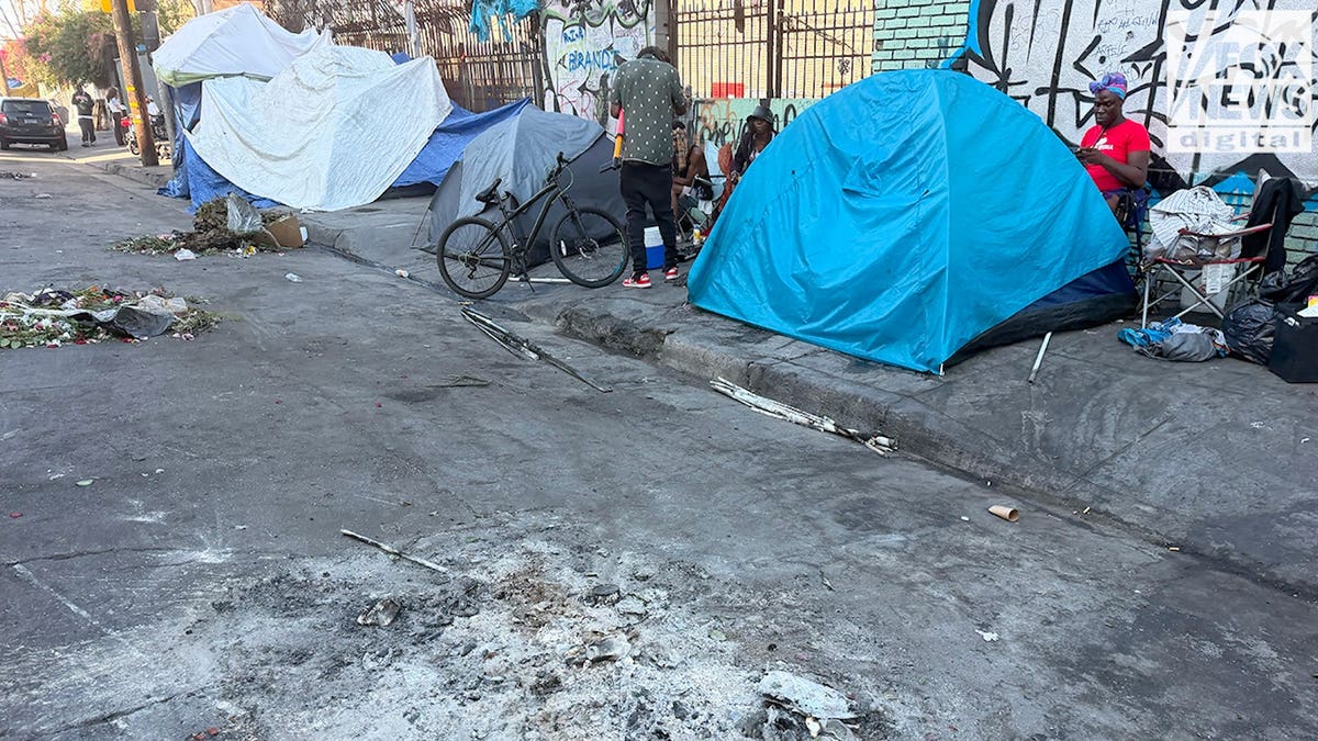 Shots of Skid Row seen on Oct. 9, 2026.