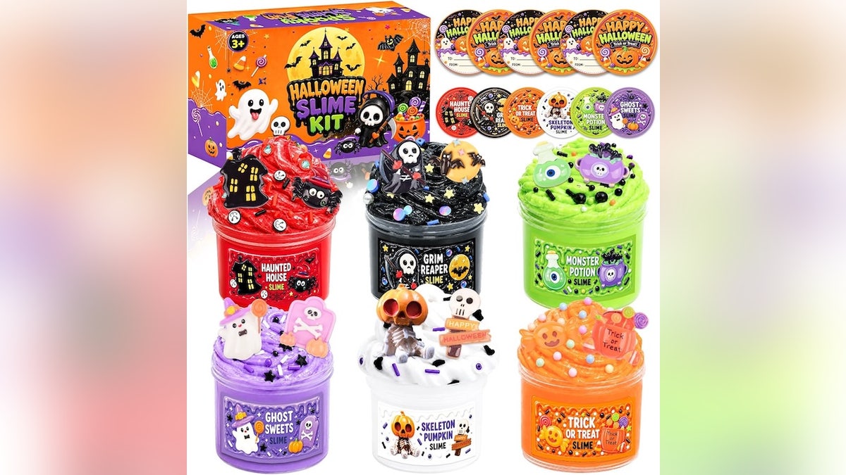 These gooey slimes are perfect for Halloween.