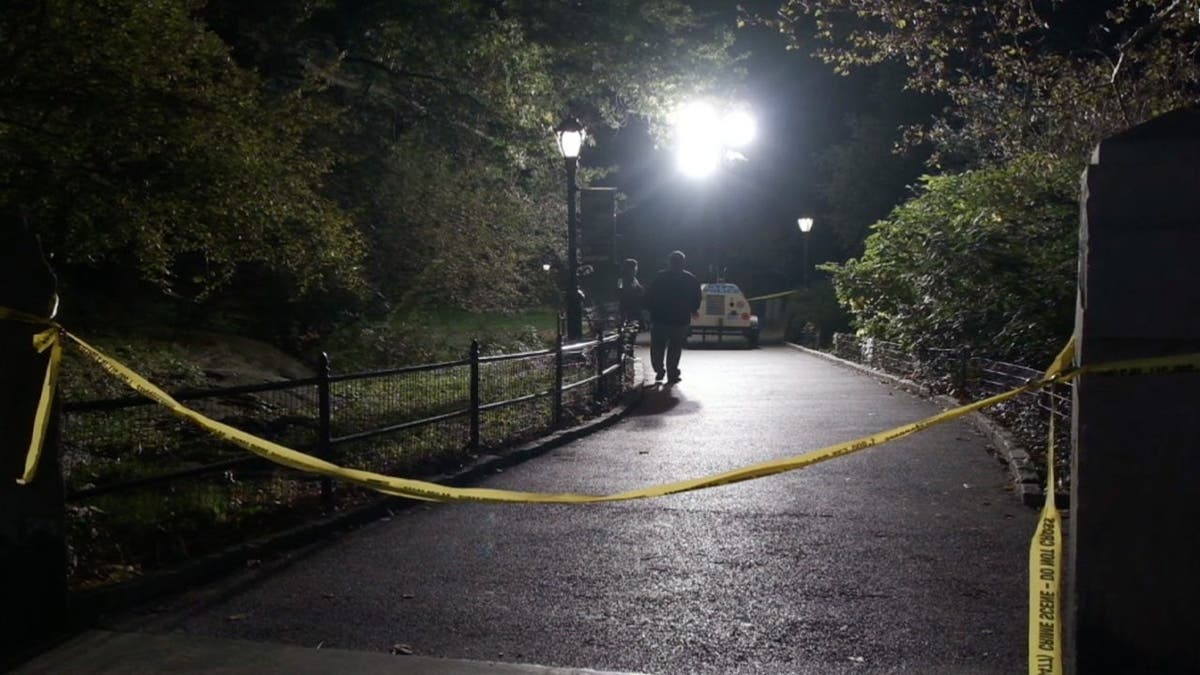 image shows crime scene