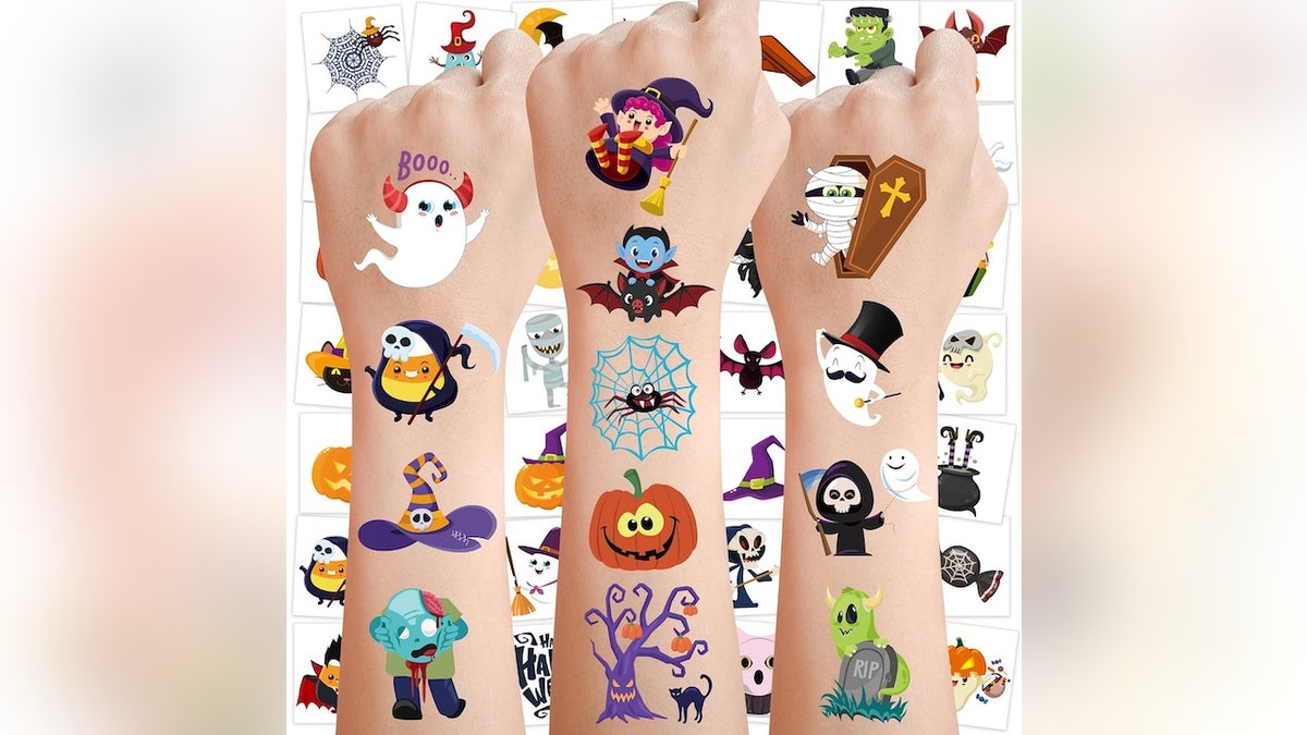 Add a ghost, pumpkin or scary spider to your costume.