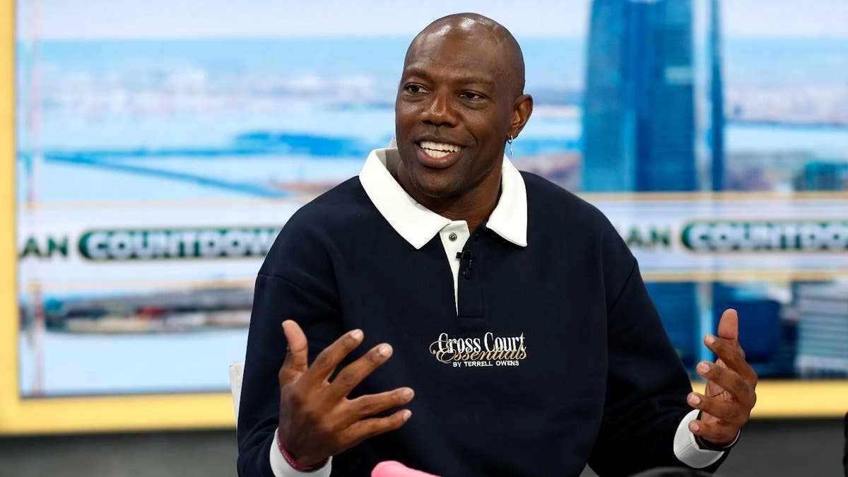 Terrell Owens in Fox Business studio
