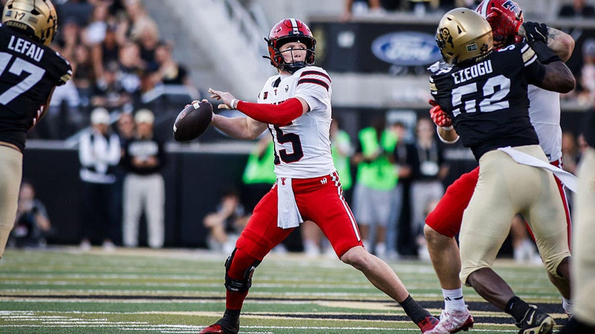 Will Hammond #15 of the Texas Tech Red Raiders