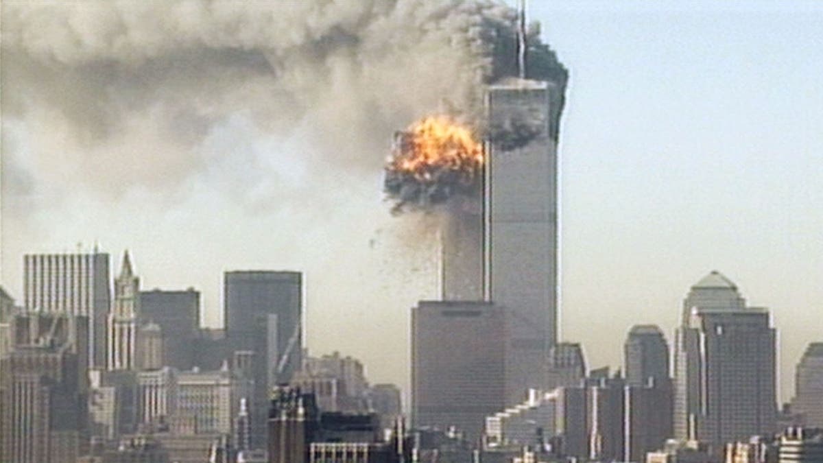 Hijacked United Airlines Flight 175 crashes into the South Tower of the World Trade Center.