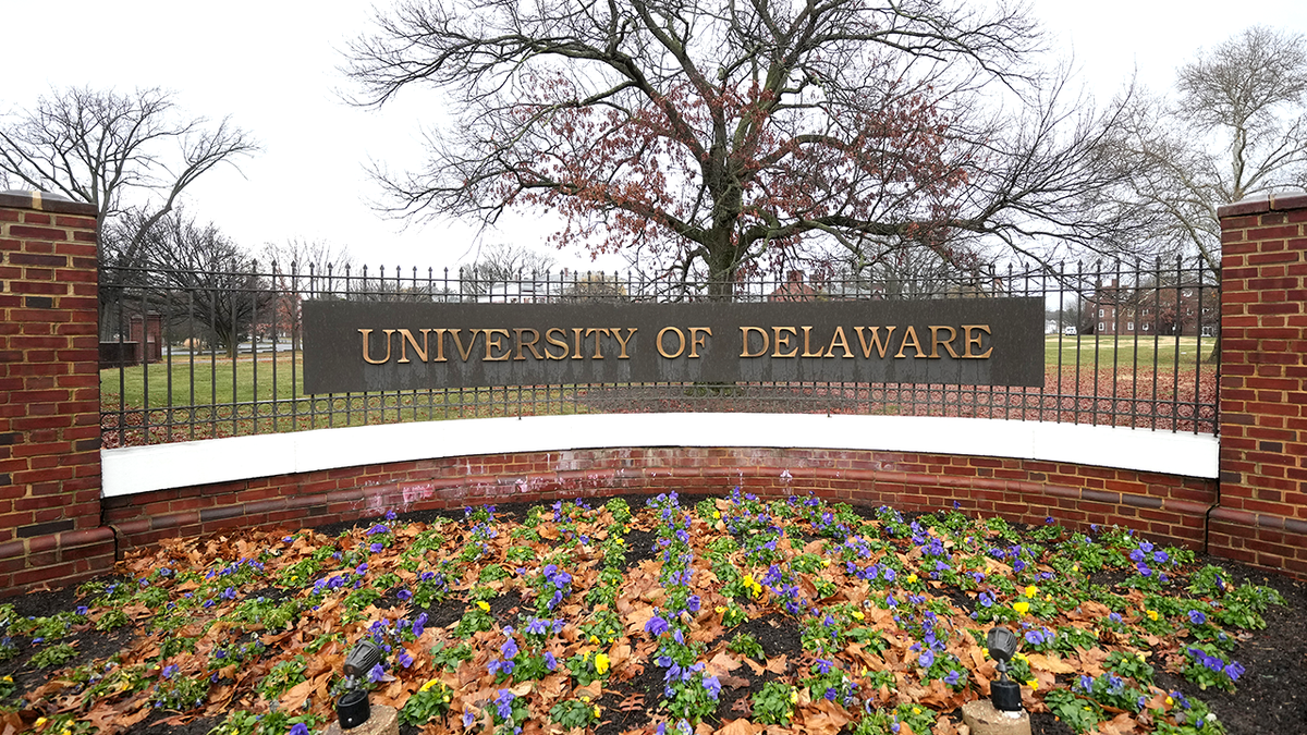 University of Delaware exterior sign