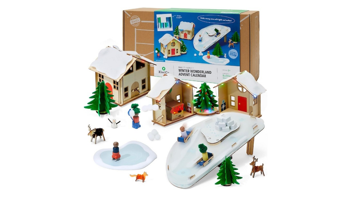 Build STEM skills and create your own winter village with this unique advent calendar. 