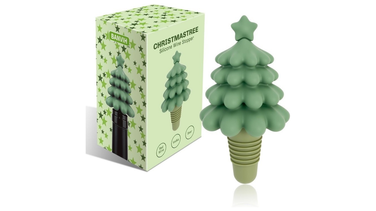 Save your wine for the next day with these adorably festive stoppers.