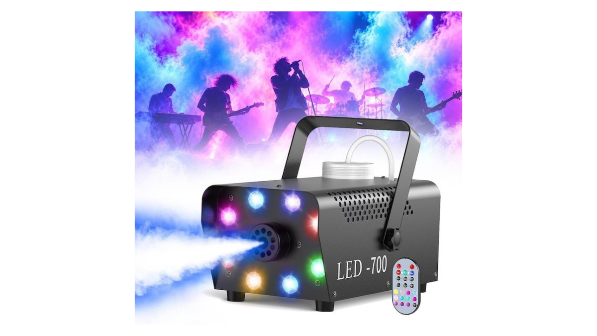 Impress guests with an eerie layer of fog during your Halloween party.