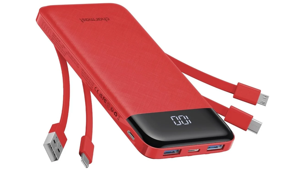 Power up to six devices at once with this small bank.