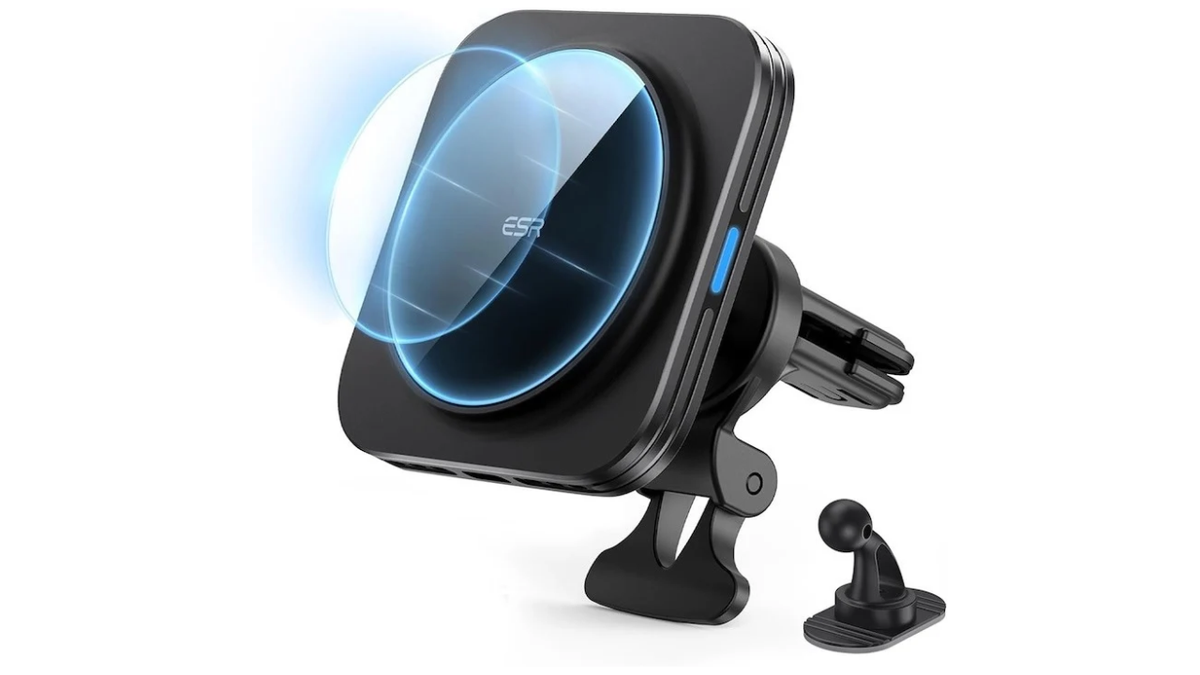 Keep your phone charged while driving with this mount.