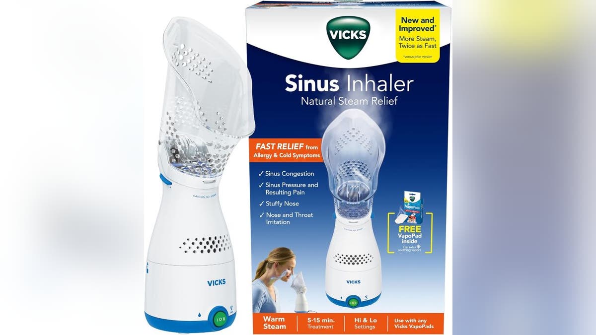 Breathe easier when you use this inhaler in five- to 15-minute increments.