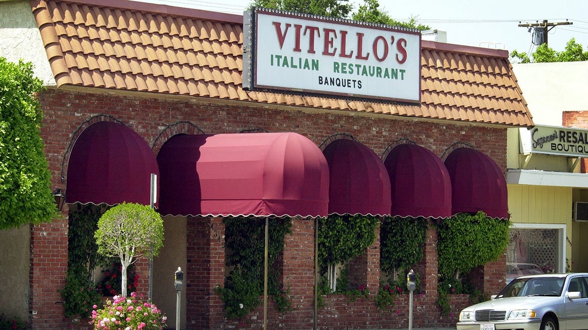Vitello's Restaurant exterior in Los Angeles on May 5, 2001.