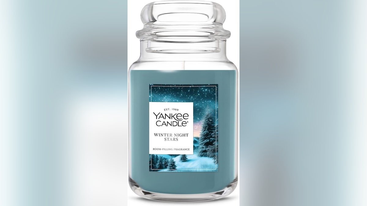 Bring the scents of winter into your home with this scented candle.