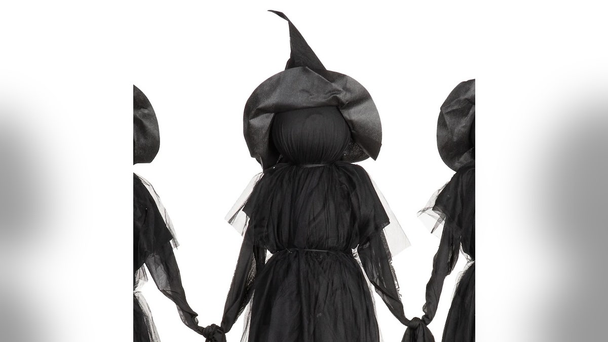 This witch lights up in the dark and deserves a spot in your yard.
