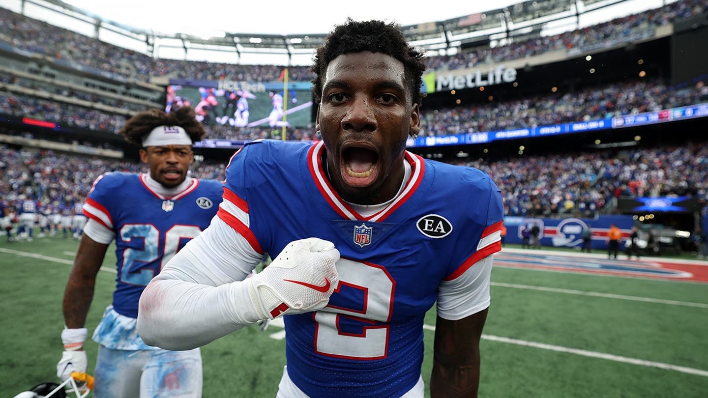 Το παιχνίδι-σφράγισμα pick-six της Deonte Banks ωθεί τους Giants στη θέση που δεν ήταν από το 2015