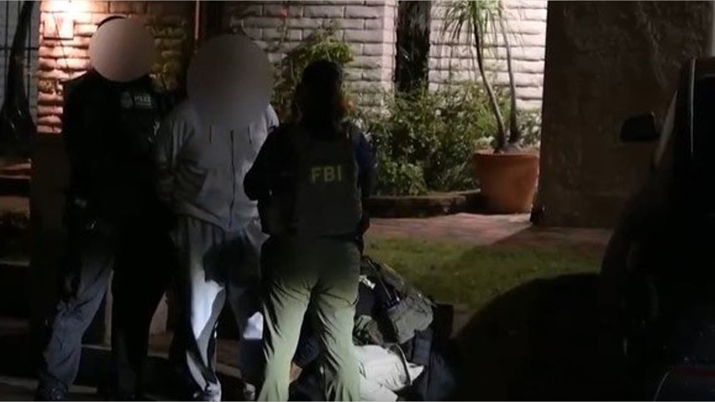 FBI agents making an arrest