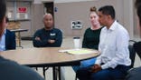 Rep. Ro Khanna, D-Calif., holds a roundtable discussion for union workers in Dayton, Ohio on Tuesday Oct. 6, 2026.