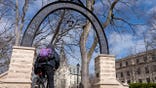 Northwestern University sign