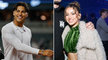 side-by-side photo of Andrei Iosivas and Gia Duddy