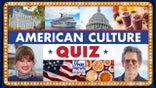 American Culture Quiz, with variety of images displayed in grid