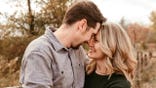 A couple looking at each other