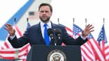 Vice President JD Vance speaks during a campaign rally at Tyler Pounds Regional Airport in Tyler, Texas.