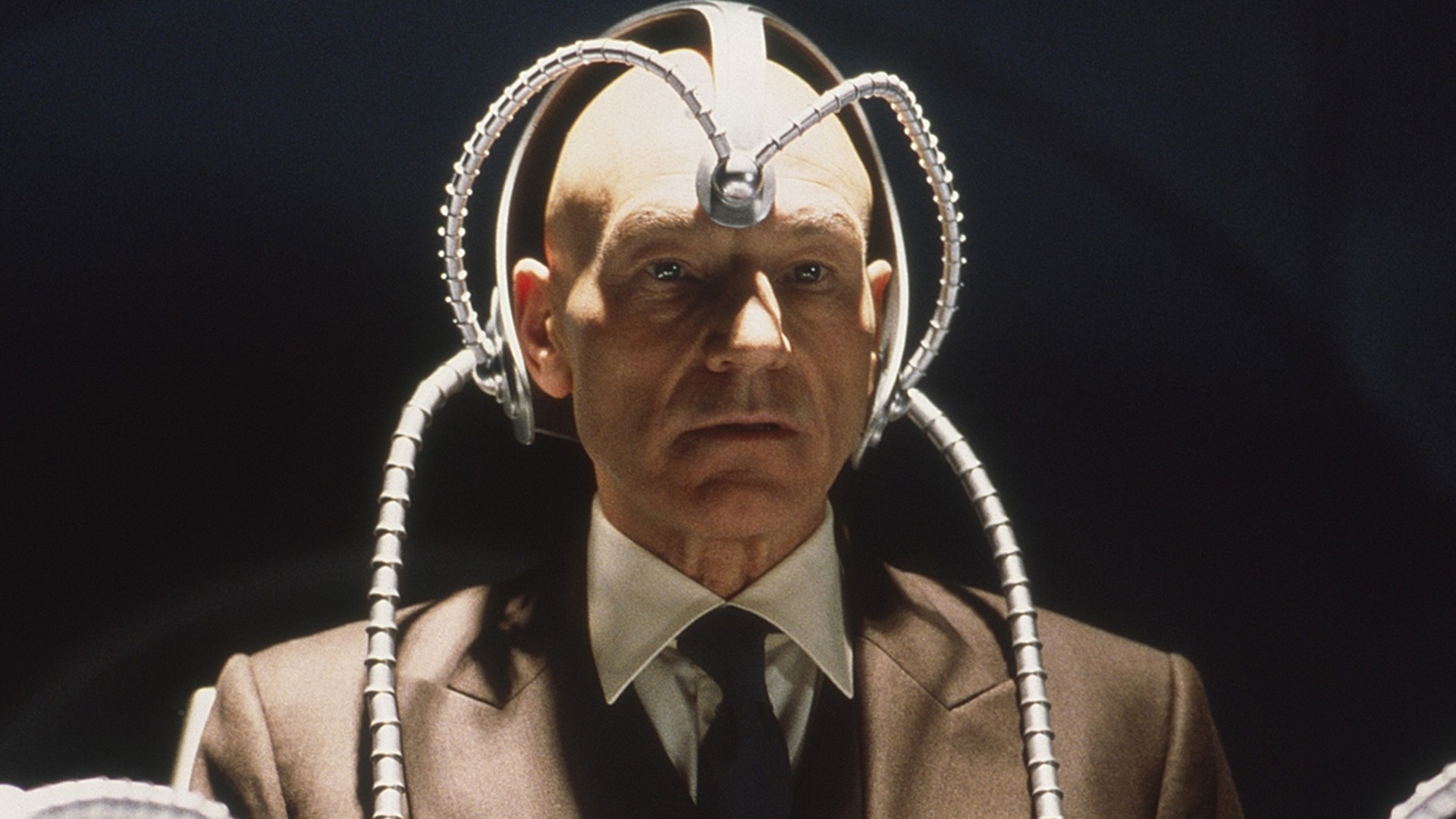 Patrick Stewart in a scene from the 2000 movie "X-Men."