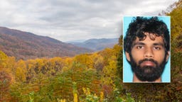 El 10 de noviembre de 2018 se pudieron ver unas vistas del Parque Nacional de las Great Smoky Mountains en Tennessee .