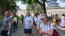 Americans traveling to China (pictured) are being warned about the risk of detention and restrictions that could prevent them from returning home.
