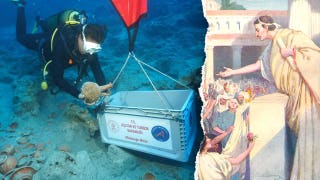 Divers uncover ancient treasures linked to Roman giant who helped shape American history
