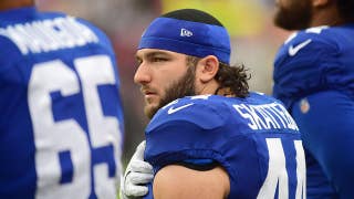 JJ McCarthy steps up as Giants potential starting quarterback while running back Cam Skattebo sits on bench