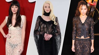 Dakota Johnson, Anya Taylor-Joy and Zoë Kravitz turn heads in sheer looks