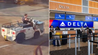 Intruder breaches airport security, takes stolen tarmac vehicle on reckless rampage