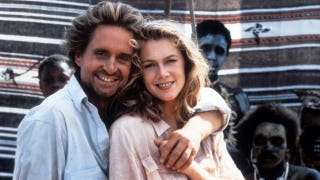 Michael Douglas confirms secret affair with Kathleen Turner on 'Romancing the Stone' set