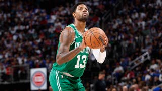 Boston Celtics' Paul George hit with flopping fine after 38-point debut ends in collapse